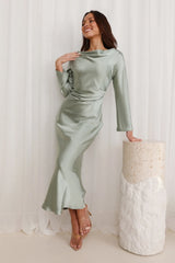 Classy Vibe Maxi Dress Sage