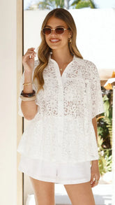 Cally Top - White