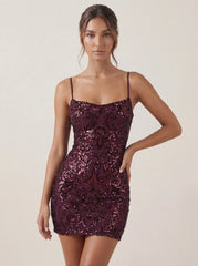 Crimson After Dark Dress