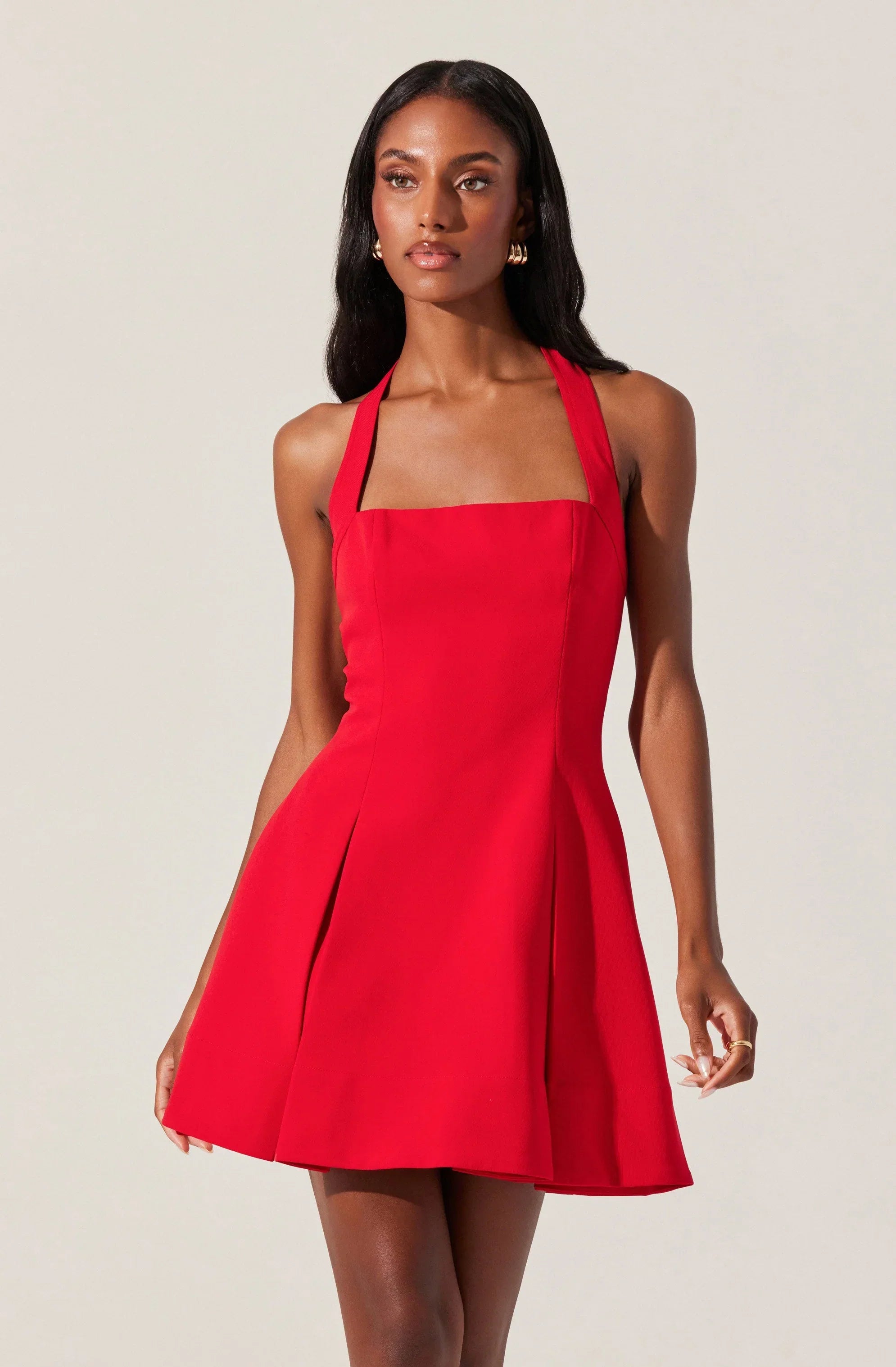 ASTR The Label Lilibeth Halter Neck Mini