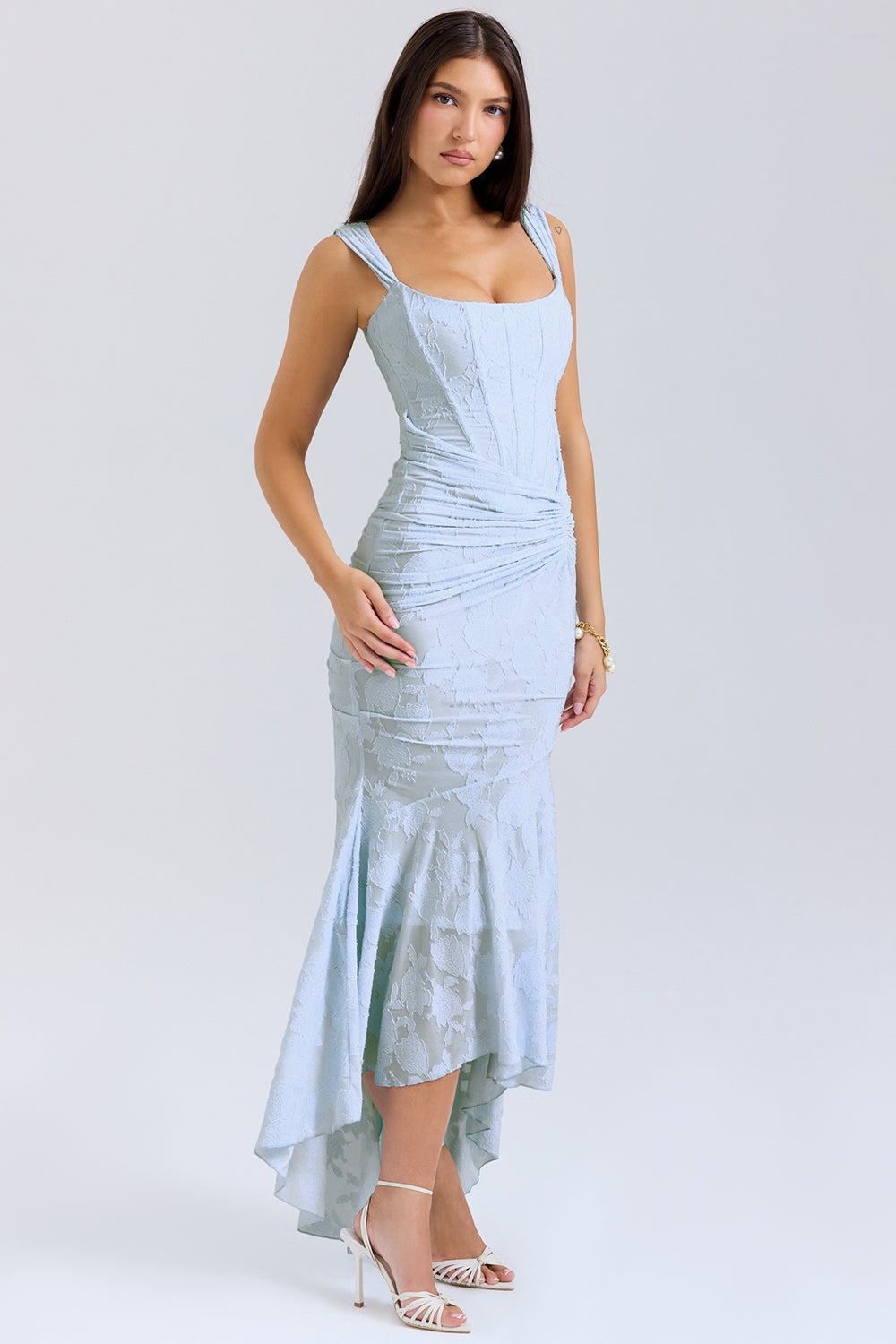 Cesca-Bluebell Floral Maxi Dress