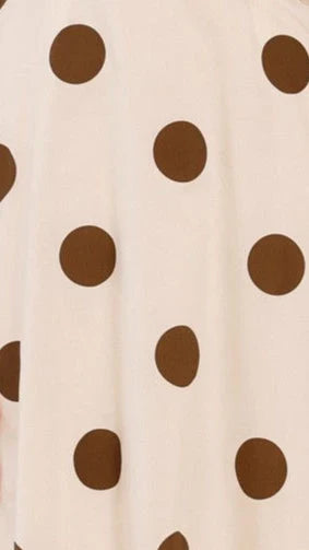 Alondra Midi Dress - White/Camel