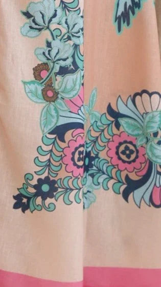 Dali Maxi Dress - Island Bloom Pink